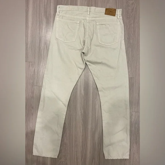Polo Ralph Lauren The Sullivan Slim Beige Denim Jeans Men’s 34 34x32